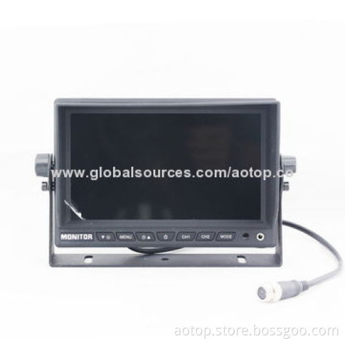 Super Quality 7-inch Car Screen with OSD Menu, PAL/NTSC Auto-switching, Sunshade Design, Speaker
